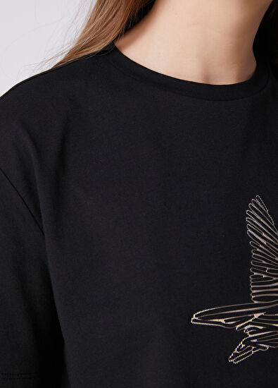 Beymen Club Black Logo T-Shirt - 6