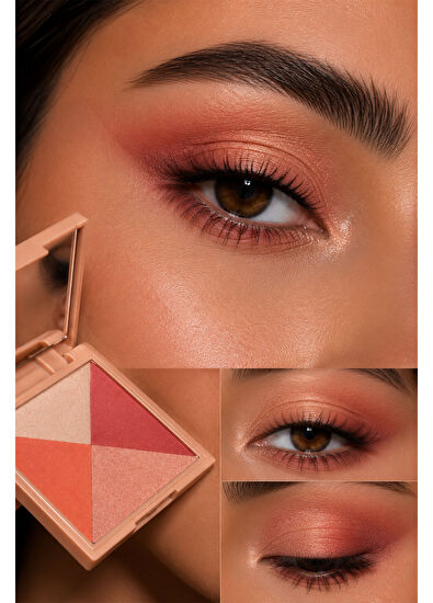 Dora Joy My Joy Eyeshadow Quad 02 Coral Reef Göz Farı - 3