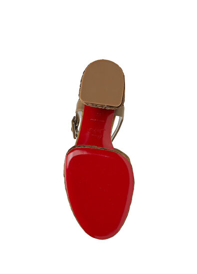 Calakala Bronz Kadın Süet Sandalet - Görsel 6