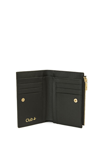 Beymen Club Black Logo Women's Leather Wallet - 5
