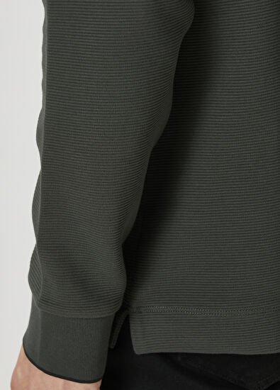 Beymen Club Comfort Fit Haki Polo Sweatshirt - 7