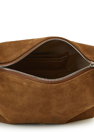 Beymen Club Taba Kadın Süet Omuz Çantası - 5