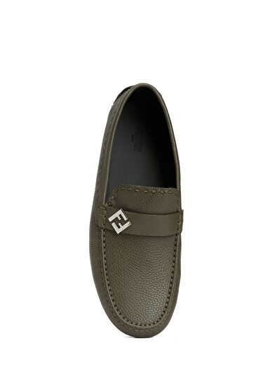 Haki Erkek Deri Driver - Görsel 5