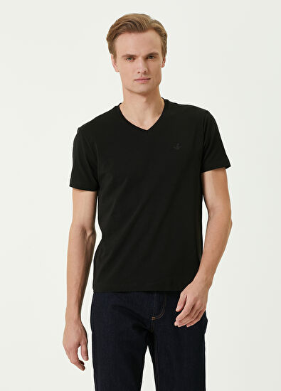 Beymen Club Lacivert V Yaka Basic T-shirt - 3