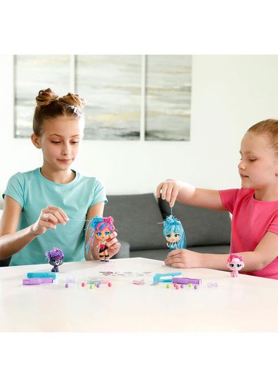 Silverlit  Curli Girls Triple Set with Dolls and Animals - 4