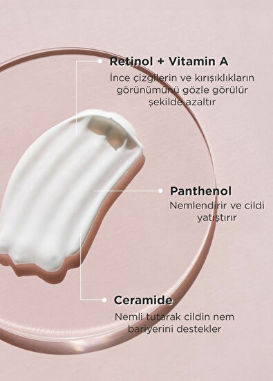 Hanskin Vitamin A Glow Retinol Cream Yaşlanma Karşıtı Ton Eşitleyici Aydınlatıcı Cilt Serumu 50 ml - 4