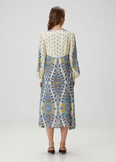 Etro Çok Renkli Midi Elbise - 4