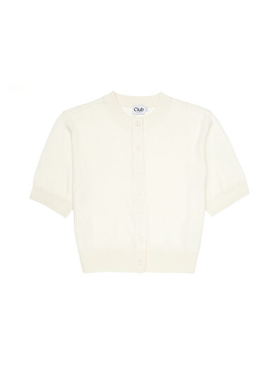 Beymen Club Off-White Silk Cardigan - 7
