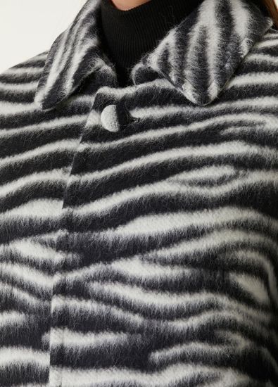Marc Jacobs Zebra Desenli Palto - 4