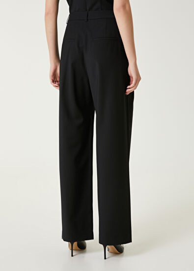 Beymen Club Black Pleated Palazzo Trousers - 6