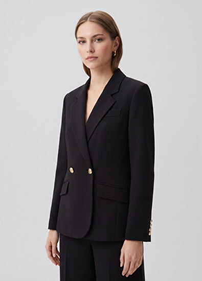 Beymen Club Black Epaulette Blazer - 3