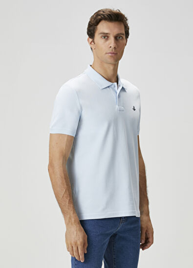 Beymen Club Light Blue Polo T-Shirt - 3