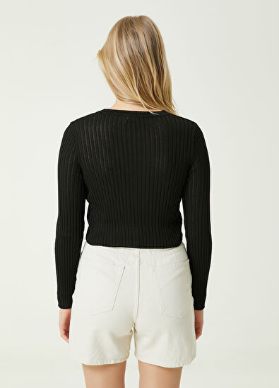 Beymen Club Siyah İnce Dokulu Kazak - 6