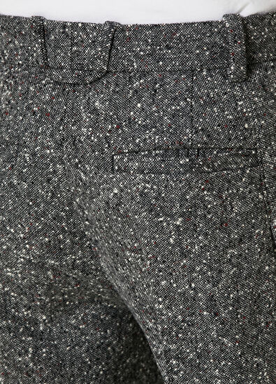 Solid Homme Gri Nopeli Yün Pantolon - 5