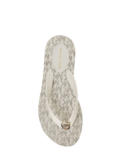 Michael Michael Kors Posie Cream Women's Beach Slippers - 4