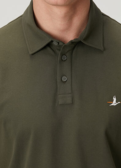 Beymen Club Comfort Fit Haki Polo Yaka T-shirt - 6
