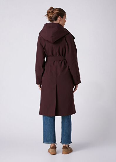 Beymen Club Plum Trench Coat - 5