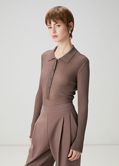 Beymen Club Gül Kurusu İnce Polo Kazak - 3