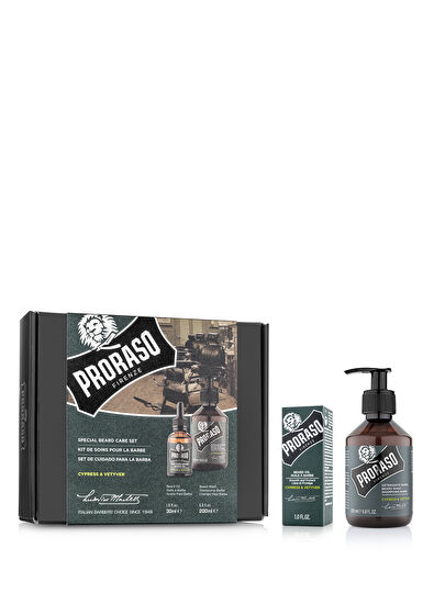 Proraso Duo Sakal Seti Bakım Yağı ve CypressVetyver Şampuan - 3