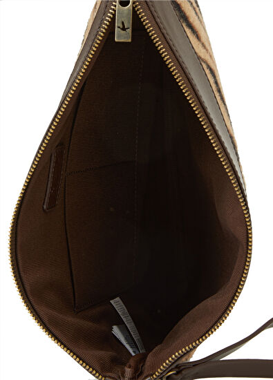 Beymen Club Taba Zebra Desenli Kadın El Portföyü - 5