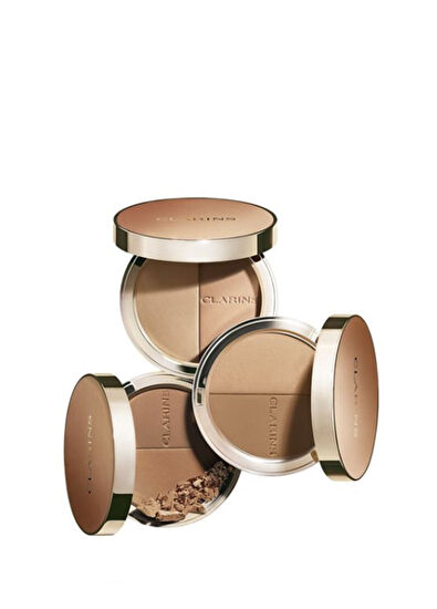Clarins 03 Ever Bronze Kompakt Deep Bronz Pudra - 5