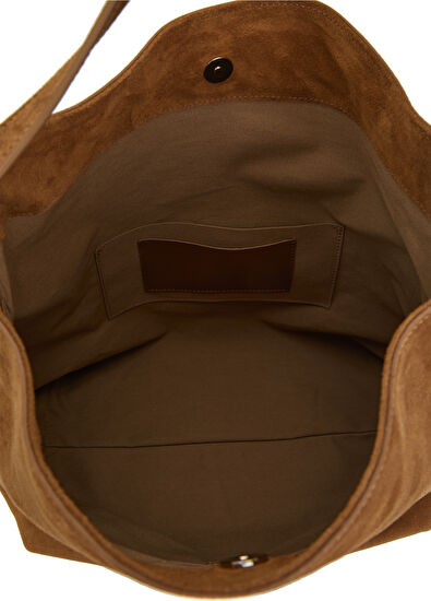 Beymen Club Taupe Women's Suede Hobo Shoulder Bag - 5