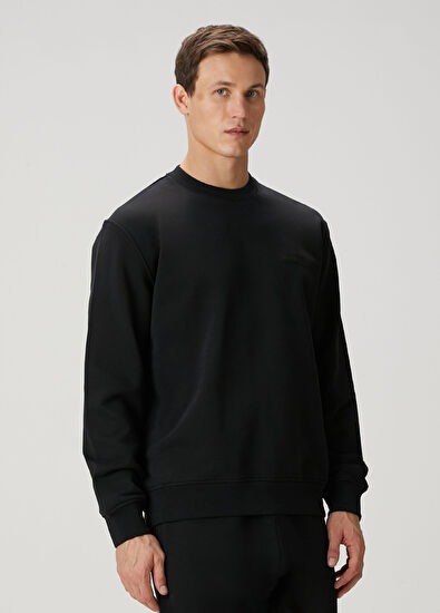 Givenchy American Couture Siyah Logo Detaylı Sweatshirt - 3