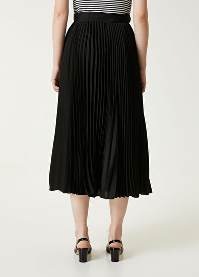 Beymen Club Siyah Midi Etek - 5