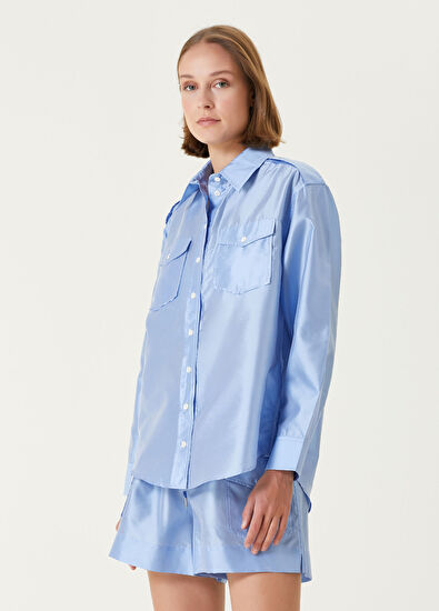 Sandro Major Mavi Gömlek - 3