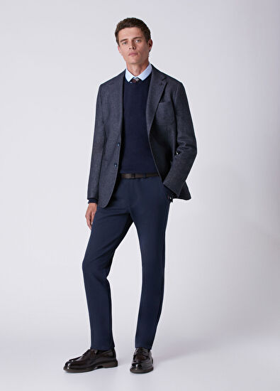 Beymen Club Slim Fit Açık Mavi Pamuk Saten Non-iron Gömlek - 4