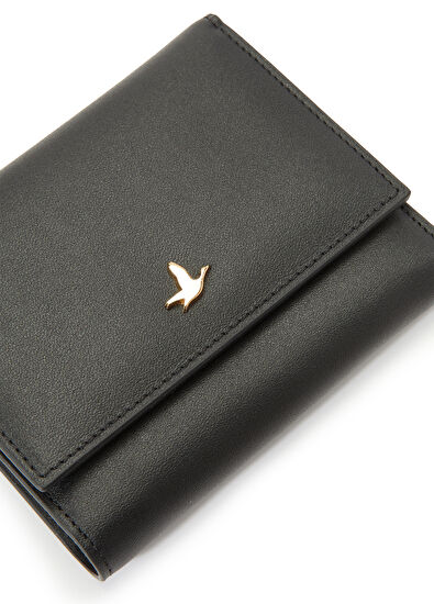 Beymen Club Black Small Women's Leather Wallet - 5