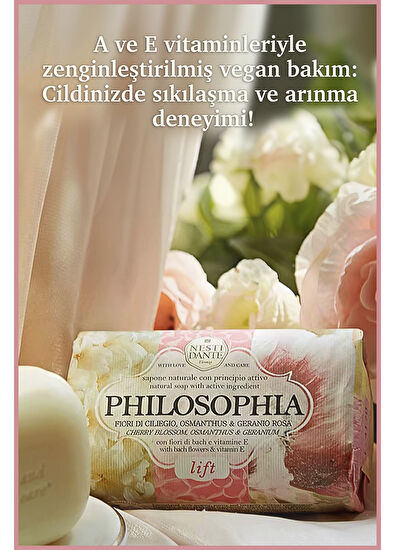 Nesti Dante Philosophia Lift Firming Purifying A E Vitamins Vegan Care Soap Bar 250 g - 5