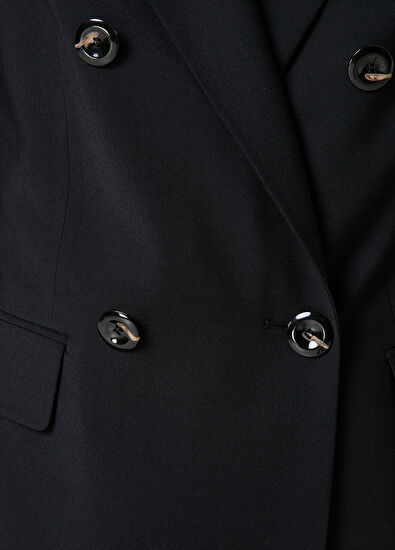 Beymen Club Black Double-Breasted Blazer - 5