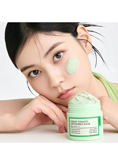 Fully Green Tomato Deep Bubble Gözenek Arındırıcı Maske 90 ml - 4