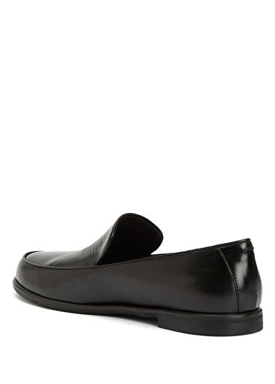 Poeve Nida Black Women's Leather Loafer - 3