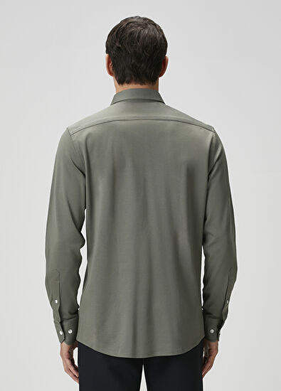Beymen Club Slim Fit Çağla Örme Stretch Gömlek - 5