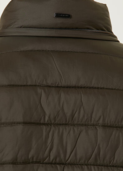 Beymen Club Haki Kapüşonlu Puff Mont - 9