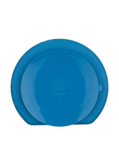 Bumkins Dark Blue Silicone Vacuum Plate - 7