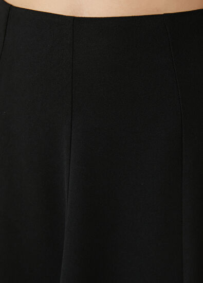 Beymen Club Black Midi Crepe Skirt - 5