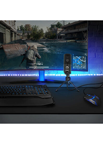 Fifine K669B USB Black Microphone - 7