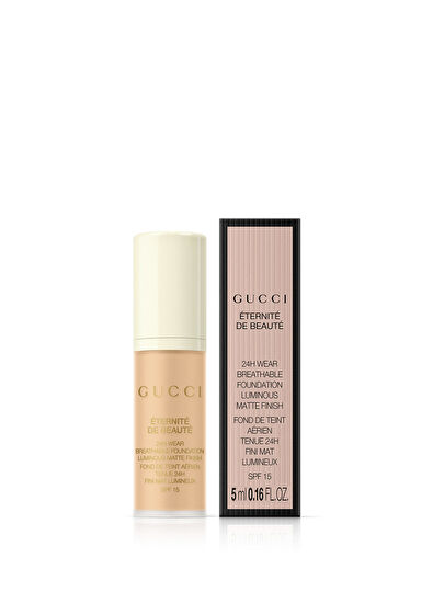 Gucci Mascara Le Magnetisme 01 Ever Black + Stylo Contour 004 Bordeaux Göz Kalemi + Mini Ruj ve Mini Fondöten Makyaj Seti - 5