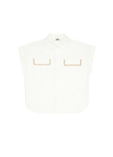 Beymen Club Ekru Taş Detaylı Gömlek - 7