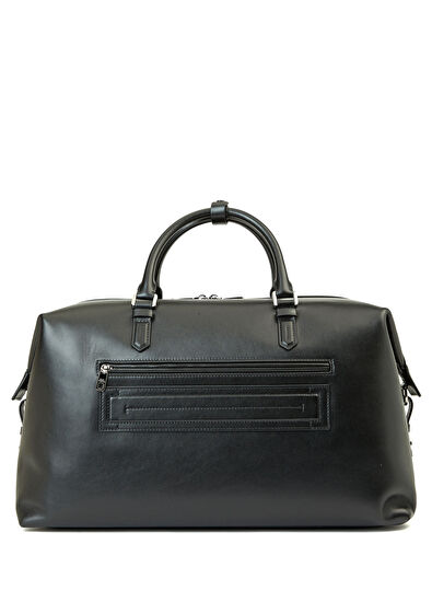 Dolce&Gabbana Roman Black Logo Detailed Men's Leather Bag - 3
