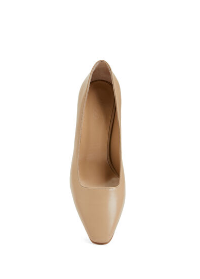 Beymen Club Nude Deri Topuklu Ayakkabı - 4