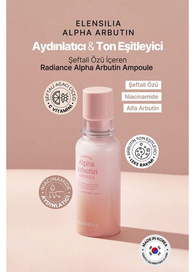 Elensilia Radiance Alpha Arbutin Ampoule Brightening Firming Skin Serum 50 ml - 3