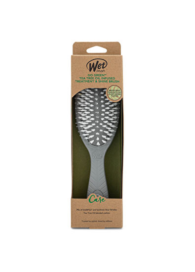 Wet Brush Go Green Treatment & Shine Aktif Karbonlu Dolaşık Açıcı Kadın Saç Fırçası  - 4