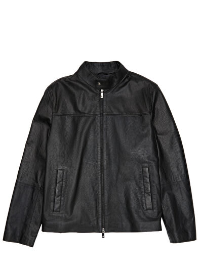 Beymen Club Black Leather Jacket - 11