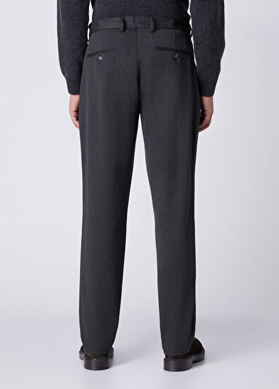 Beymen Club Regular Fit Grey Waist Corded Twill Chino Trousers - 3