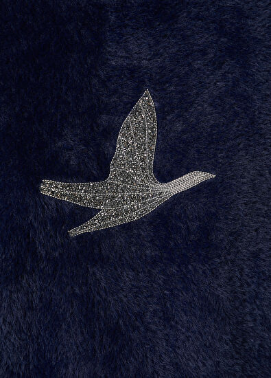 Beymen Club Navy Blue Logo Embroidered Sweater - 5