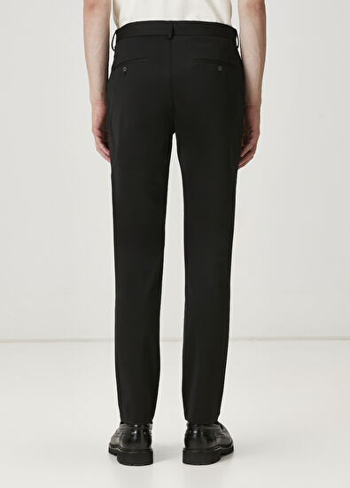 Beymen Club Black Diagonal Patterned Sports Pants - 3